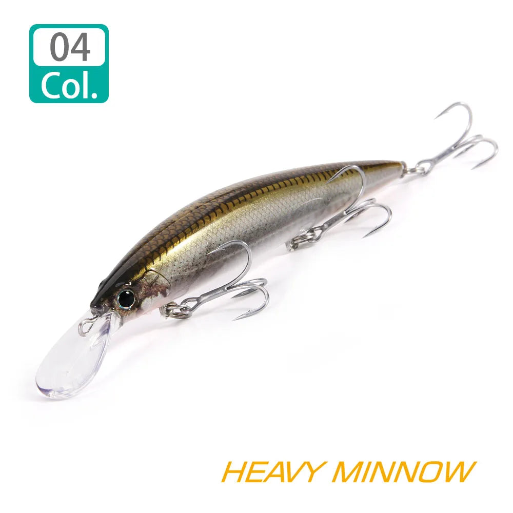 FSTK New Heavy Sinking Minnow 110S 37g 90S 28g 70S 16g Saltwater Long Casting Distance Fishing lures Sea Artificial Bait