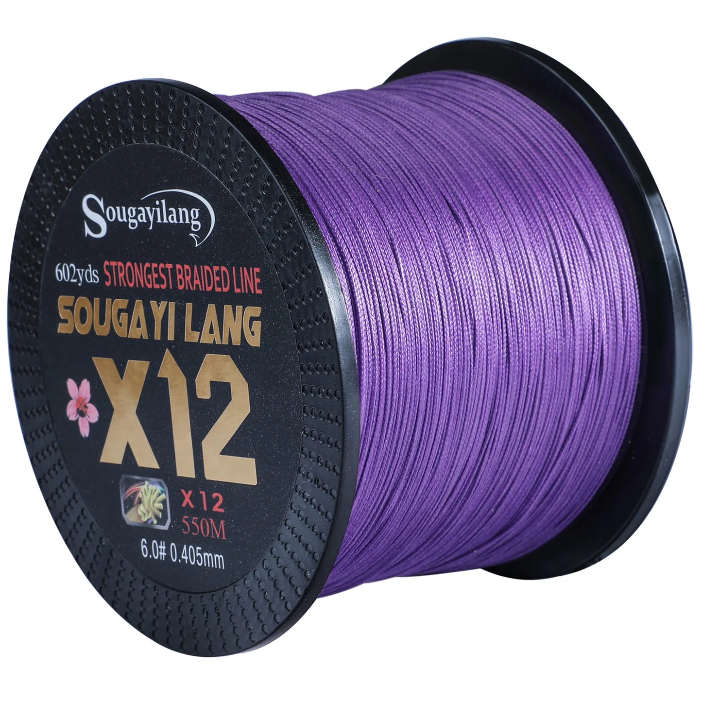 Sougayilang Braided Line X12 150/350/550m Max Drag 66LB Fishing Line Multifilament PE Line for Saltwater Sea Fishing Accessories