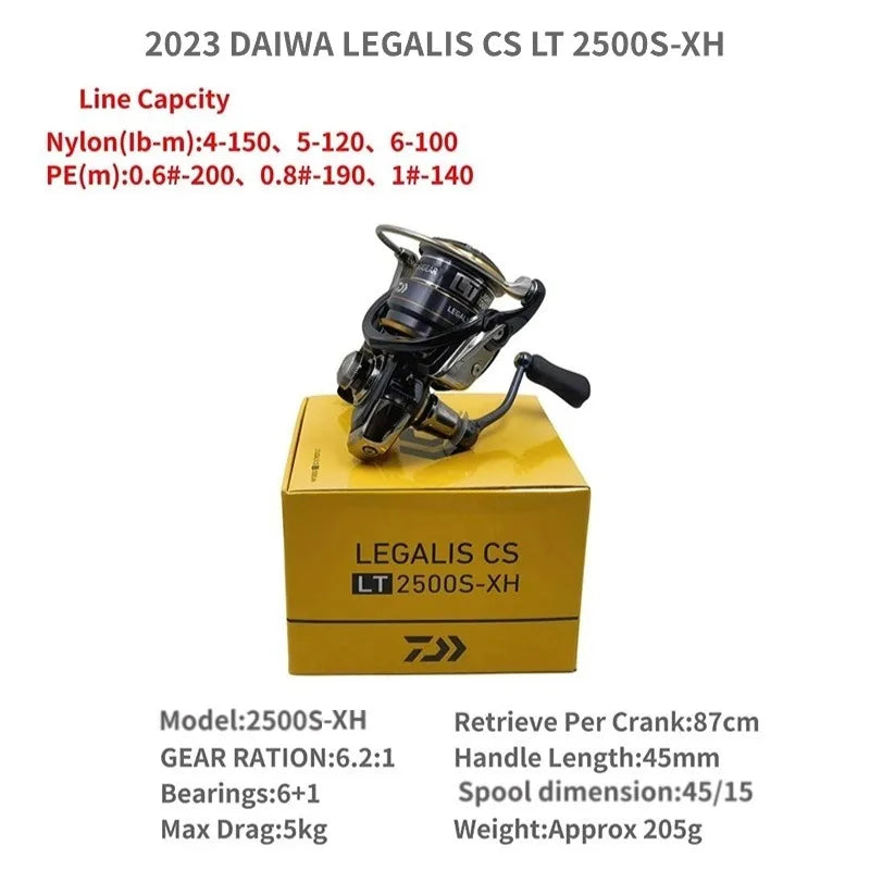2021 DAIWA LEGALIS CS LT 1000-XH 2000 2500 3000-C 4000-C 5000-CXH 6000-H Spinning Fishing Reels