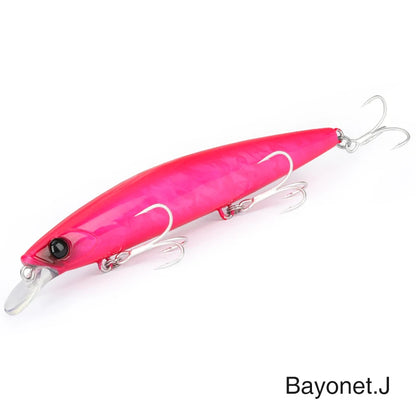 TSURINOYA 135S Ultra Long Casting Sea Fishing Lure Sinking Minnow 135mm 26.4g BAYONET Seabass Saltwater Tungaten Weight Hard Bai