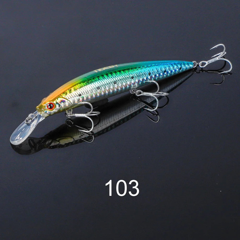 NOEBY 110mm 36g Heavy Sinking Minnow Fishing Lures Rolling Wobblers Artificial Hard Baits Jerkbait for Seabass Fishing Lure