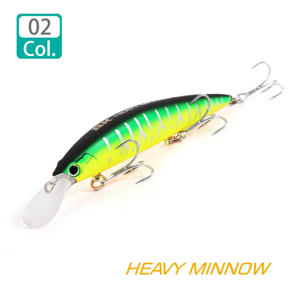 FSTK New Heavy Sinking Minnow 110S 37g 90S 28g 70S 16g Saltwater Long Casting Distance Fishing lures Sea Artificial Bait