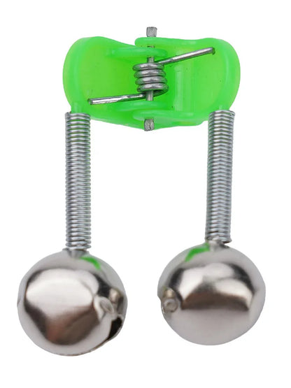 Fishing Alarm Fish Bell Metal 1PC Double Ring Bell Screw Screw Bell Strong Spring High Quality Stainless Steel