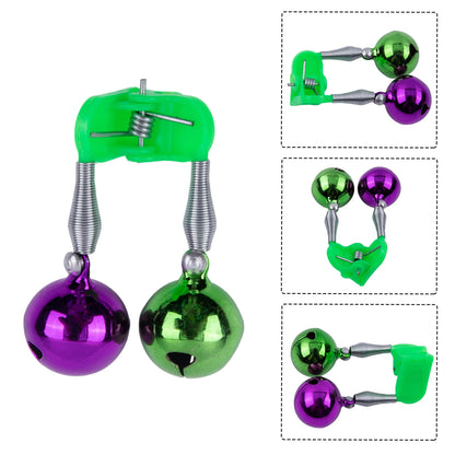 Fishing Alarm Fish Bell Metal 1PC Double Ring Bell Screw Screw Bell Strong Spring High Quality Stainless Steel