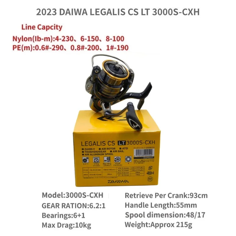 2021 DAIWA LEGALIS CS LT 1000-XH 2000 2500 3000-C 4000-C 5000-CXH 6000-H Spinning Fishing Reels
