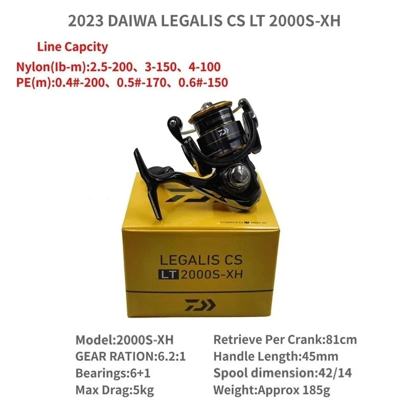 2021 DAIWA LEGALIS CS LT 1000-XH 2000 2500 3000-C 4000-C 5000-CXH 6000-H Spinning Fishing Reels