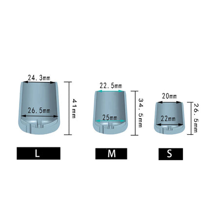 Fishing Rod End Cap Fishing Rod Handle Protective Case Silicone Lure Rod Bottom Protector Fishing Accessories Protective Parts