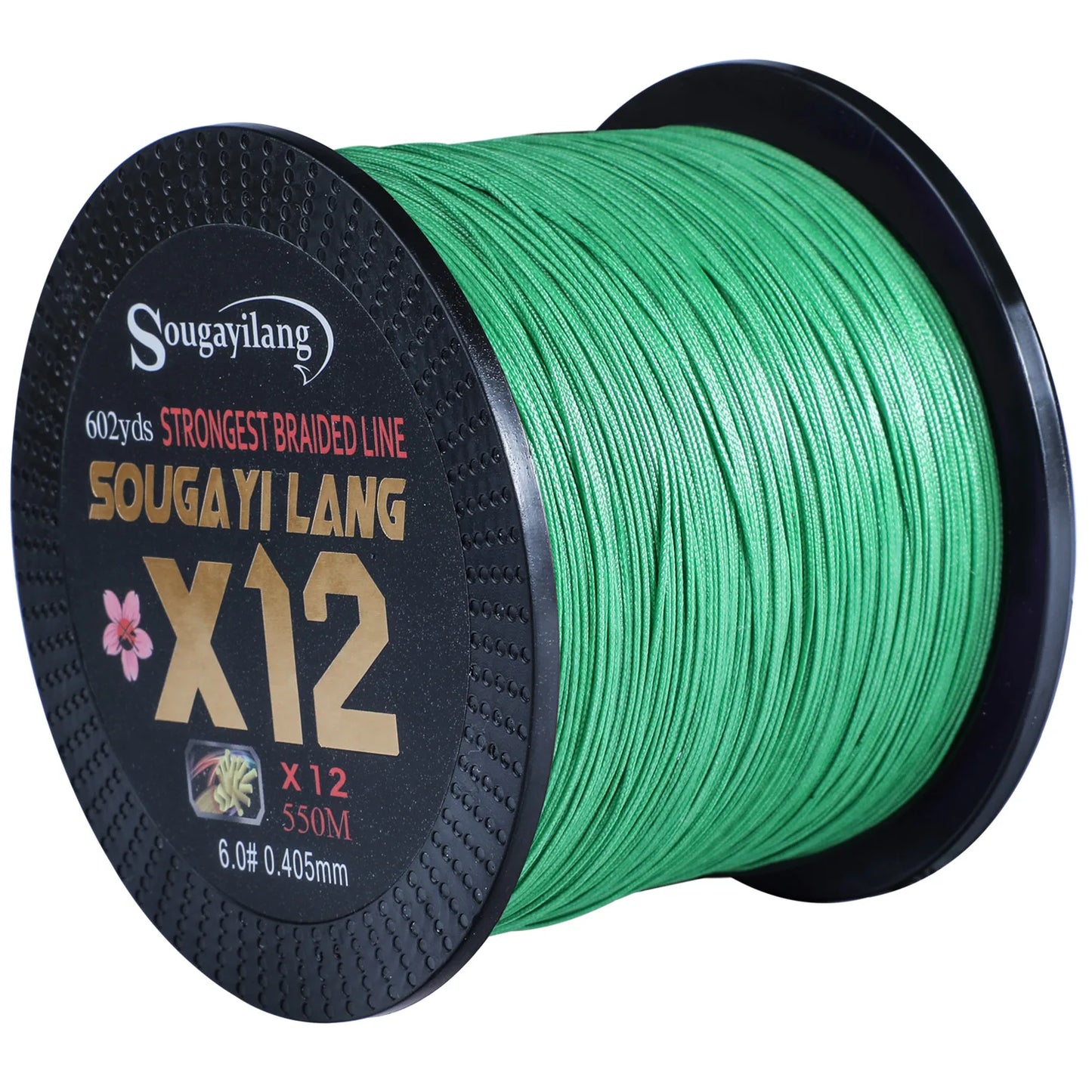 Sougayilang Braided Line X12 150/350/550m Max Drag 66LB Fishing Line Multifilament PE Line for Saltwater Sea Fishing Accessories