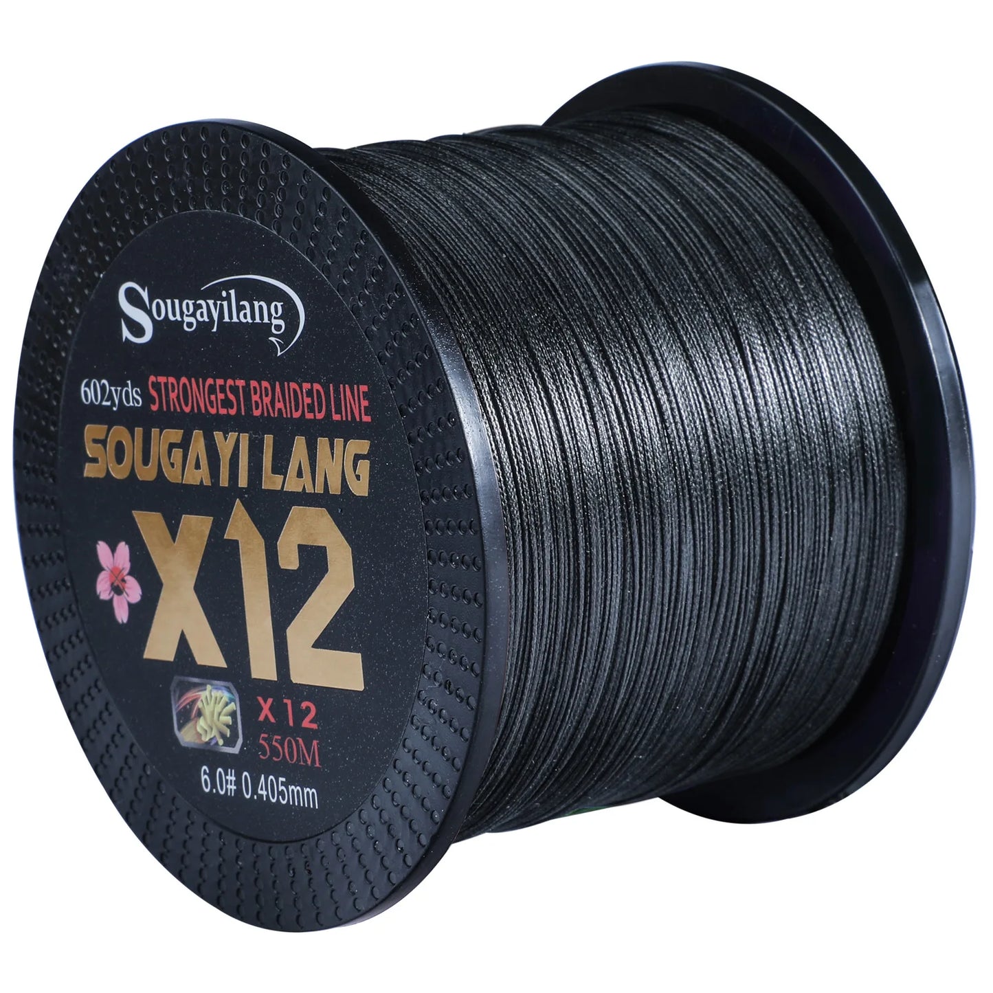 Sougayilang X12 12-strand Braided Fishing Line 150M 350M 550M Multifilament PE Wires Salt Water Fresh Water Fishing Tackle Tools