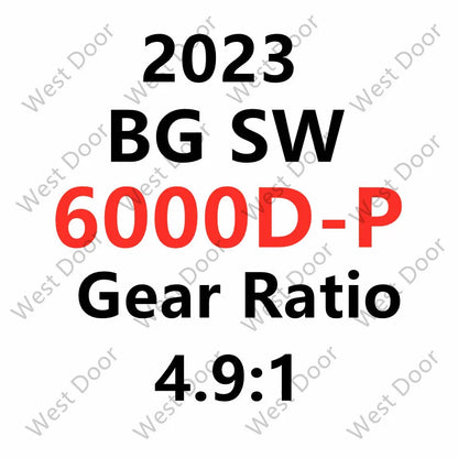 New 2023 DAIWA BG SW Saltwater Jigging Fishing Boat Reel  Spinning Reel Aluminum Body LC-ABS Metail Spool 6+1BB