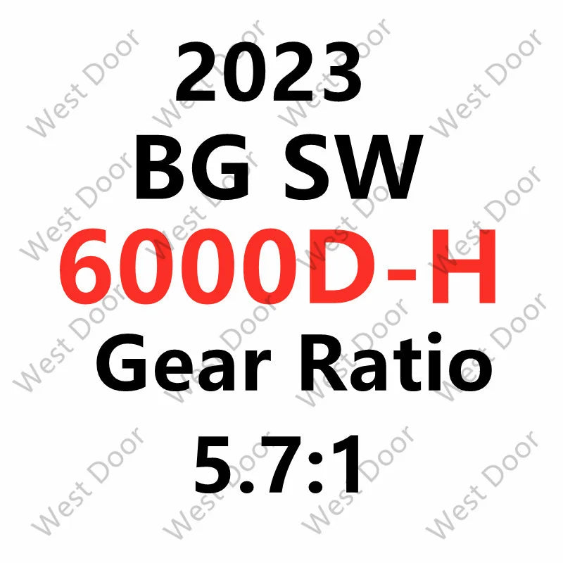 New 2023 DAIWA BG SW Saltwater Jigging Fishing Boat Reel  Spinning Reel Aluminum Body LC-ABS Metail Spool 6+1BB