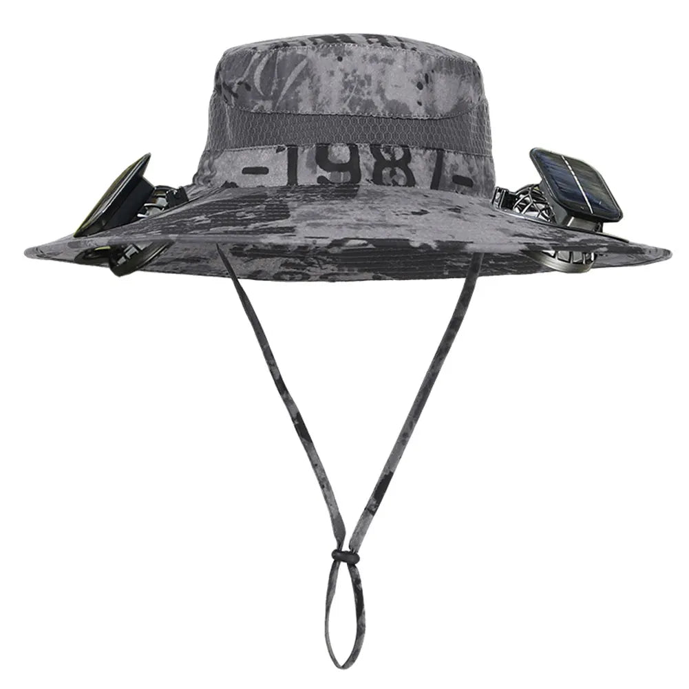 Solar Fan Hat Portable Sun Cap Summer hat USB Rechargeable Single/Dual Cooling Fan Fishing Hat Fisherman Hiking Mountaineering ﻿