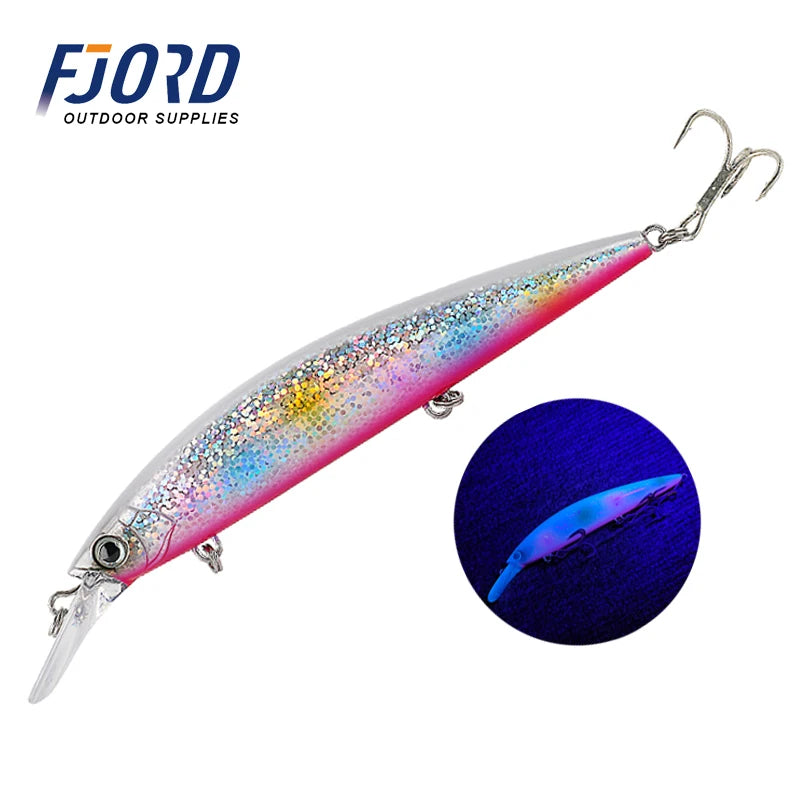FJORD 110S 37g 90S 29g 70S 17g Heavy Sinking Minnow Fishing Lures Saltwater Freshwater Long Casting Sea Artificial Bait Jerkbait
