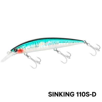 TSURINOYA 110mm 37g Heavy Sinking Minnow
