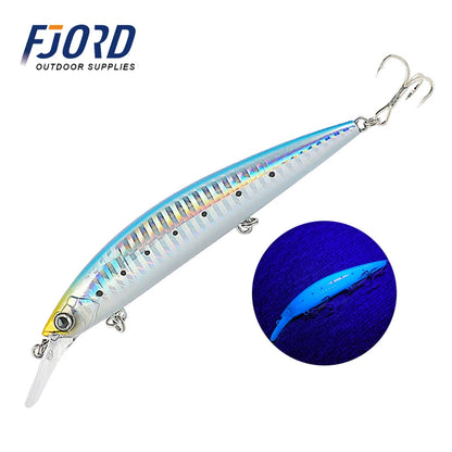 FJORD 110S 37g 90S 29g 70S 17g Heavy Sinking Minnow Fishing Lures Saltwater Freshwater Long Casting Sea Artificial Bait Jerkbait