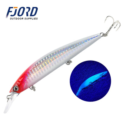 FJORD 110S 37g 90S 29g 70S 17g Heavy Sinking Minnow Fishing Lures Saltwater Freshwater Long Casting Sea Artificial Bait Jerkbait