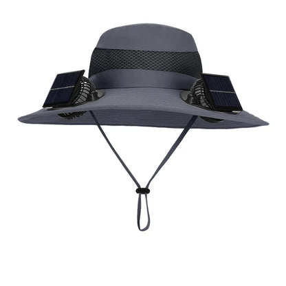 Solar Fan Hat Portable Sun Cap Summer hat USB Rechargeable Single/Dual Cooling Fan Fishing Hat Fisherman Hiking Mountaineering ﻿