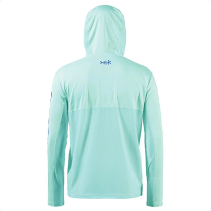 UPF 50+ Men's UV Sun Protection Long Sleeve Hooded Fishing Shirts