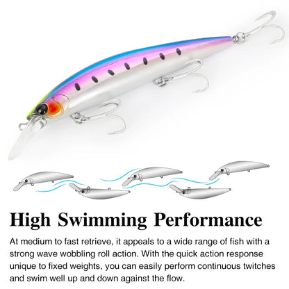 TSURINOYA 110mm 37g Heavy Sinking Minnow