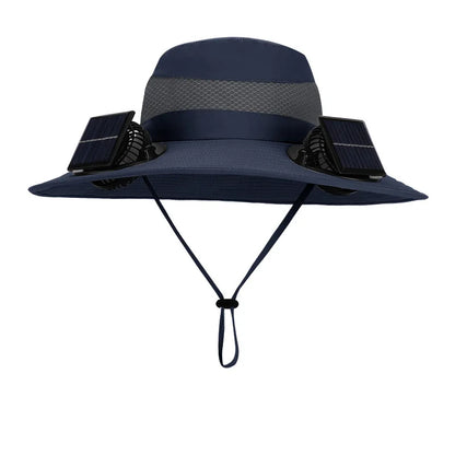 Solar Fan Hat Portable Sun Cap Summer hat USB Rechargeable Single/Dual Cooling Fan Fishing Hat Fisherman Hiking Mountaineering ﻿