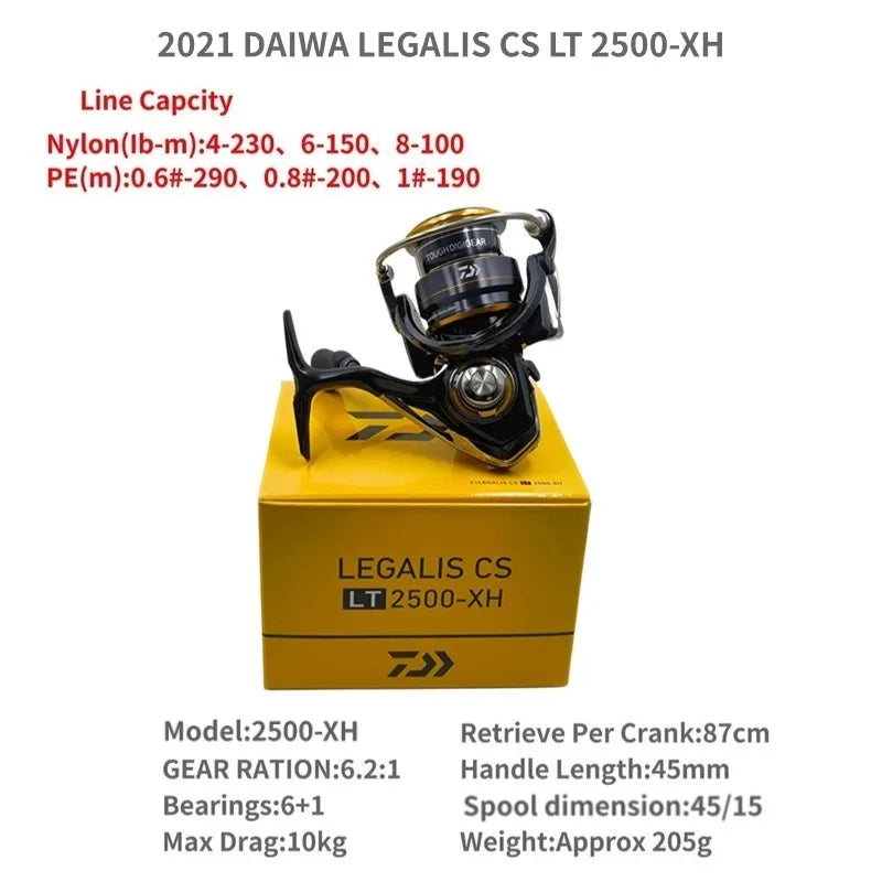 2021 DAIWA LEGALIS CS LT 1000-XH 2000 2500 3000-C 4000-C 5000-CXH 6000-H Spinning Fishing Reels