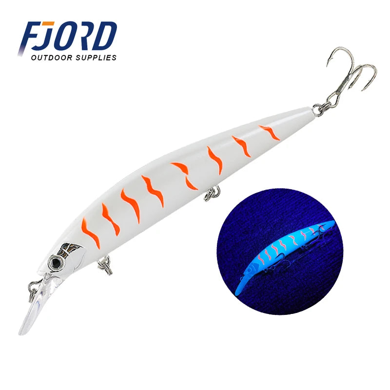 FJORD 110S 37g 90S 29g 70S 17g Heavy Sinking Minnow Fishing Lures Saltwater Freshwater Long Casting Sea Artificial Bait Jerkbait