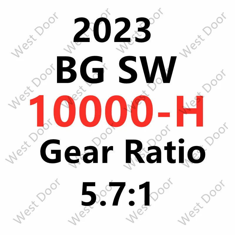 New 2023 DAIWA BG SW Saltwater Jigging Fishing Boat Reel  Spinning Reel Aluminum Body LC-ABS Metail Spool 6+1BB