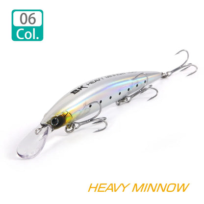FSTK New Heavy Sinking Minnow 110S 37g 90S 28g 70S 16g Saltwater Long Casting Distance Fishing lures Sea Artificial Bait