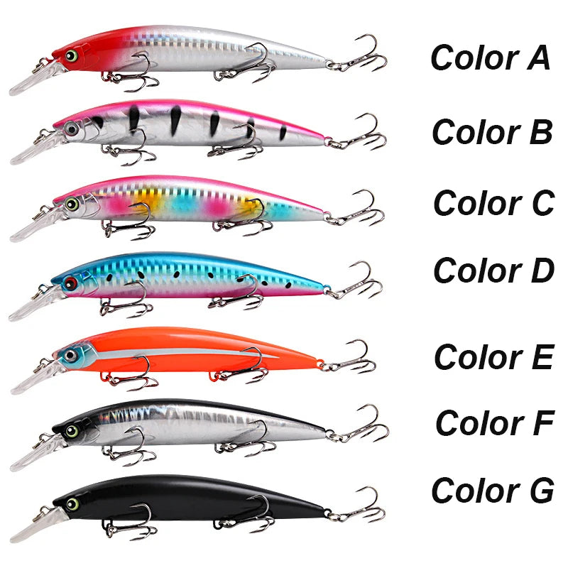 YUCONG 1PX Sinking Minnow Bait 13cm-36g Trolling Fishing Lure Silent Hard Wobbler Sea leurre peche cebo duro Isca señuelos Pesca