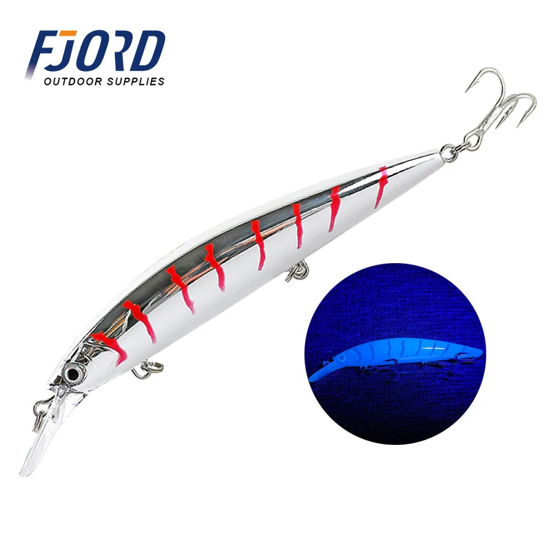 FJORD 110S 37g 90S 29g 70S 17g Heavy Sinking Minnow Fishing Lures Saltwater Freshwater Long Casting Sea Artificial Bait Jerkbait