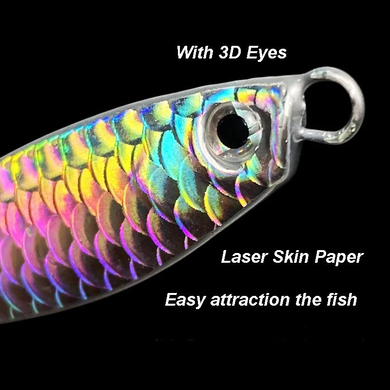 YUCONG 1PX Spoon Metal Jigs 10g-15g-20g Shore Cast Slow Jigging Lure Trolling Fishing Bait Sinking Hard Wobbler Hartköder leurre