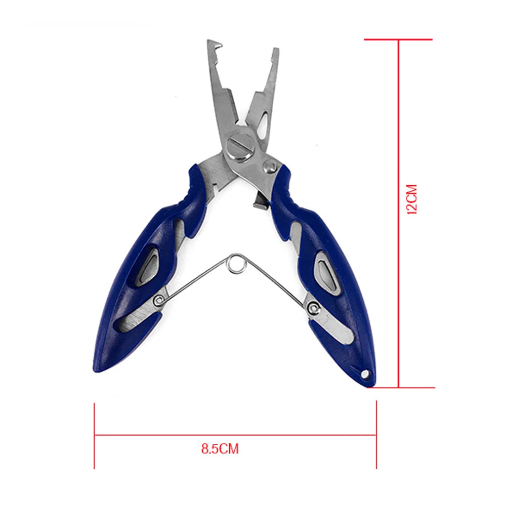 Fishing Pliers Fish Line Cutter Scissors Mini Fish Hook Remover Winter Tackle Pliers Vise Knitting Flies Scissors