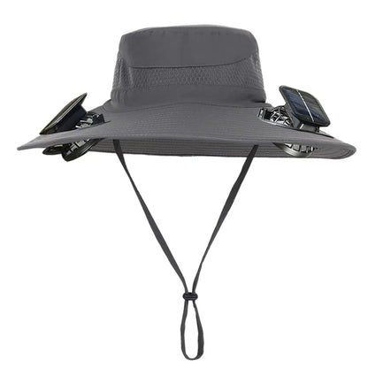Solar Fan Hat Portable Sun Cap Summer hat USB Rechargeable Single/Dual Cooling Fan Fishing Hat Fisherman Hiking Mountaineering ﻿